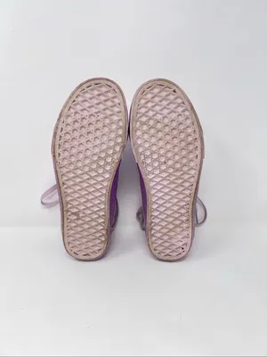 Vans Old Skool Lavender Purple Glitter Canvas Low Skate Sneakers Size 7 thumbnail 4