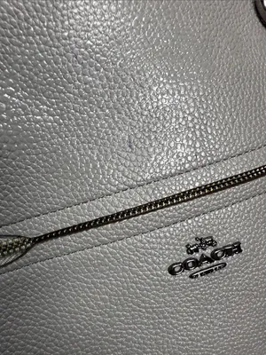 Coach Prairie Leather Satchel Handbag Purse thumbnail 9