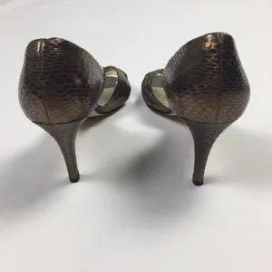 Caparros Copper Faux Snakeskin Embellished‎ Heels thumbnail 3