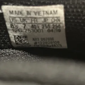 Adidas Black and White Athletic Shoes thumbnail 9