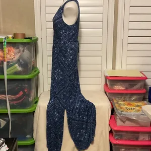 Motherhood Maternity Navy Patterned Maxi Dress thumbnail 9