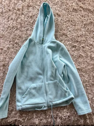 Blue fleece jacket thumbnail 1