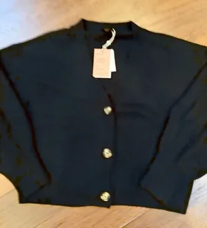 Quince Baby Alpaca-Wool Cropped Cardigan Size XL NWT - C30-127 thumbnail 1
