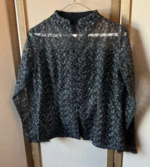 FINAL MARKDOWN , INTRICATELY detailed ladies blouse thumbnail 1