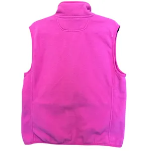 BTG Polo Golf Ralph Lauren Fleece Vest XL Pink Full Zip Layering Preppy Luxury thumbnail 4
