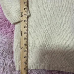 Marsh Landing Knit Sweater Crewneck Long‎ Sleeve Ivory Casual Lambswool thumbnail 6