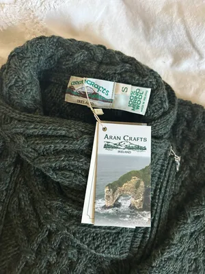 Aran Crafts Wool Cardigan thumbnail 3