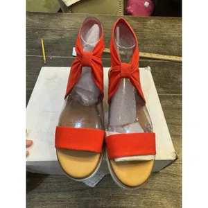 NEW Corso Como‎ Blayke Women's Sandals Wedge Ankle Strap Size 7.5 Red thumbnail 5