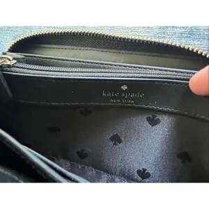 Kate Spade New York Staci 2021 Holiday Multi Striped Large Zip Wallet thumbnail 7