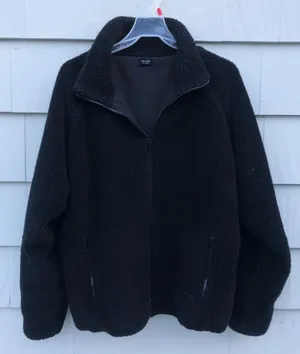 Brandy Melville Black Oversized Jacket thumbnail 1