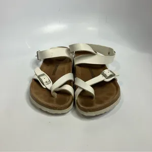Cushionare white ankle wrap‎ sandals size 9 thumbnail 2