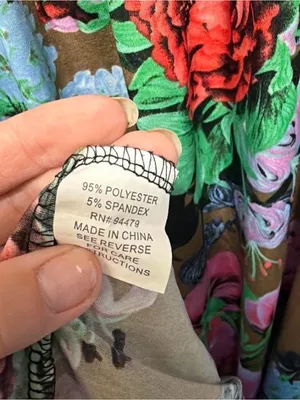 Floral Wrap Maxi Dress - Pink & Green Floral thumbnail 4