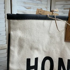 NWT SANTA BARBARA DESIGN STUDIO Hold Everything Honeymoon Vibes Canvas Tote thumbnail 9