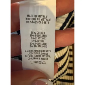 Aerie Maxi Dress Women Small Blue White Stripe Tie Front Long Sleeve Coastal thumbnail 10
