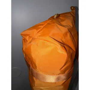 BRIC'S $210 Large‎ X Travel Deluxe Weekender Duffle Bag Orange Nylon Leather 22" thumbnail 13