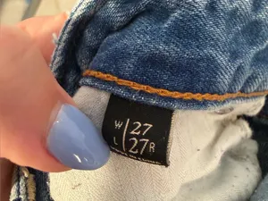 Distressed Blue Abercrombie and‎ Fitch vintage signature collection jeans thumbnail 3