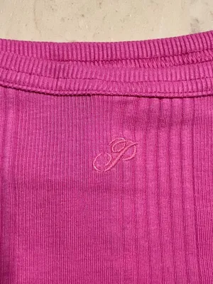 Victoria's Secret PINK Victoria's Secret Ribbed Tank & Shorts Set Pink Gossip L thumbnail 12