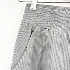 Halara Womens Grey Ribbed High Waisted Wide Leg Work Athleisure Pants Size XS thumbnail 2