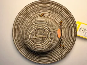 CTR Summit Crushable Straw Hat Brown Mix M/L UPF 40+ Packable Sun Hat NWT thumbnail 11