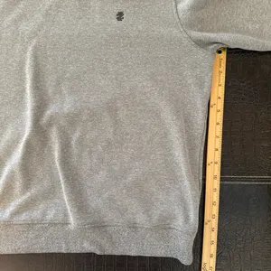 IZOD Fleece Crewneck Pullover Sweatshirt Gray Large thumbnail 4