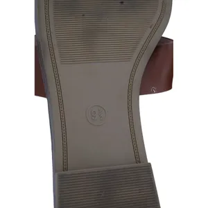 A New Day Womens Brown Faux Leather Cutout Slide Sandals Size 9.5 Open‎ Toe thumbnail 7