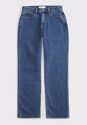 Abercrombie curve love low rise baggy jeans thumbnail 1