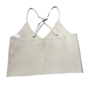 Abercrombie & Fitch Cream Knit Crop Shirt thumbnail 2