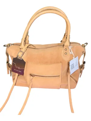NWT Free People We The Free Suede Baby Emerson Bag Italian Straw thumbnail 5