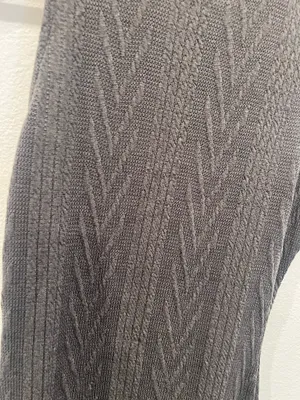 Sleeveless Mock Neck Ribbed Midi Dress thumbnail 2