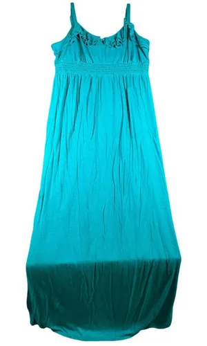 Old Navy Womens Maternity M Spaghetti Strap Tank Dress Pullover‎ V-Neck w Ruffle thumbnail 1