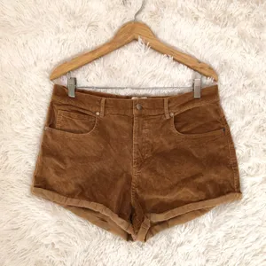 Princess Polly corduroy Nadeem shorts in brown thumbnail 2