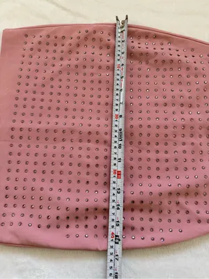 Windsor Pink Rhinestone Bodycon Mini Dress S Y2K Party Cocktail Spaghetti Strap thumbnail 10