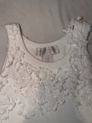White Lace Tank thumbnail 2