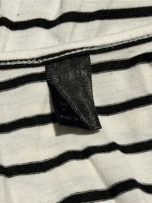 SHEIN Women’s Black & White Striped Romper thumbnail 3