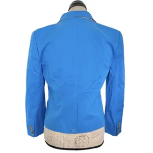 J.Crew Womens Blue Blazer Tailored Classic Career Office Jacket Preppy Sz Medium thumbnail 3
