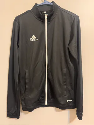Adidas AEROREADY Black Full Zip Track Jacket Size Small Athletic Soccer thumbnail 1