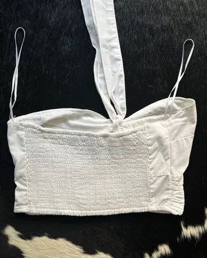Abercrombie linen halter top thumbnail 2
