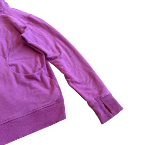 Lululemon On The Daily Zip Down Hoodie Sweater Hooded Ultra Violet Purple Sz 12 thumbnail 6