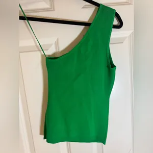 NWT Maeve Ribbed One-shoulder‎ Sweater Tank In Greenx XS thumbnail 8