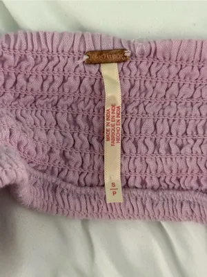 Free People Cross Of Sunlight Mini Dress in Lilac thumbnail 4