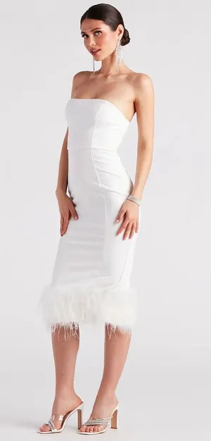 Windsor Dress White thumbnail 3