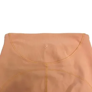 Lululemon Ribbed Contoured High-Rise Short 8" Malibu Peach Biker Shorts Size 4 thumbnail 8