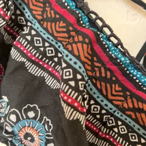 Anthropologie Deep V leopard butterfly mini dress size M thumbnail 5