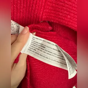 Abercrombie & Fitch women’s berry turtleneck knit sweater small funnel neck thumbnail 6