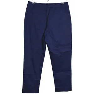 Wildfang Womens Ace Slim Crop Pants Size 8 Navy Blue Tailored Quiet Luxury Work thumbnail 3