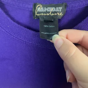 Gameday couture Clemson Purple Orange long sleeve size medium thumbnail 4