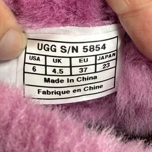 UGG Mini Boots Suede Leather Sheepskin‎ Lined SugarPlum Women's Size 6 thumbnail 6