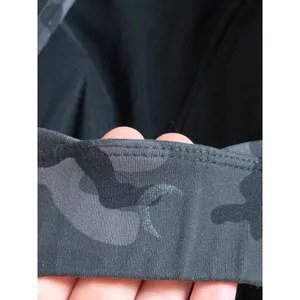 Zyia Active Camo adjustable mesh sports bra gray black padded size L thumbnail 8