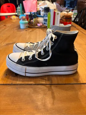 Converse womens custom by you all star lift platform split high top sneakers 7 thumbnail 3
