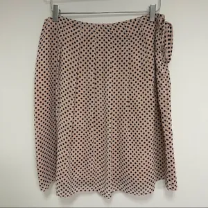 LOUBEN Skirt Size 14 Polka Dot Tie Waist Business Career Work Casual Size Zipper thumbnail 7
